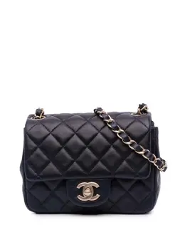 Chanel 2014-2015 Mini Square Classic Lambskin Single Flap crossbody bag 30914668