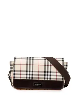 Burberry 2000-2017 House Check Canvas Flap crossbody bag 30913189