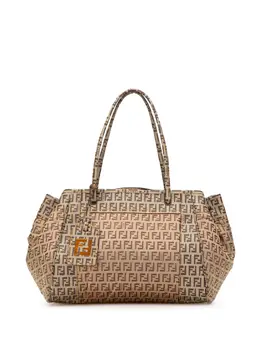 Fendi 2000-2010 Zucchino Nylon and Spalmati Grande Pillow tote bag 30912888