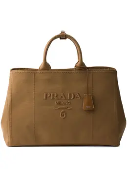 Prada logo-embossed tote bag 29575467