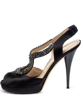 Fendi 120mm crystal-embellished sandals 30329103