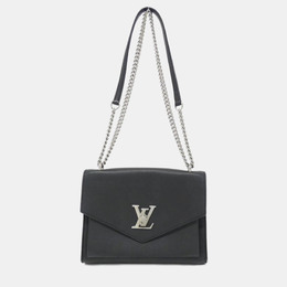 Louis Vuitton My Lock Me Chain Black Leather Shoulder Bag 1168068