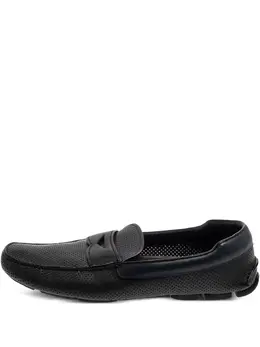 Prada perforated loafers 30310909