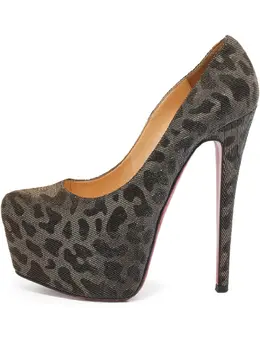 Christian Louboutin 155mm leopard-print pumps 30336276
