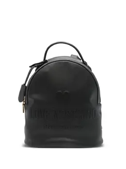 Love Moschino logo-embossed backpack 30741350