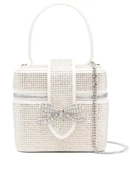 Self-Portrait crystal-embellished mini bag 30783716