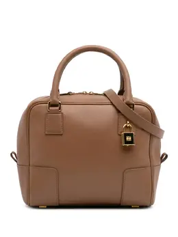Loewe 2022 Leather Amazona Square 19 satchel 30921564