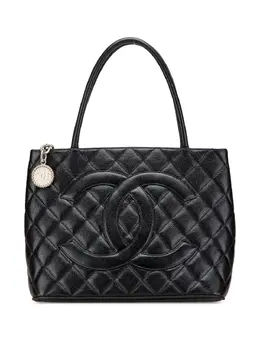 Chanel 2000-2002 Caviar Medallion tote bag 30922473