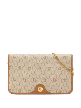 Christian Dior 20th Century Honeycomb Coated Canvas Chain crossbody bag 30922613