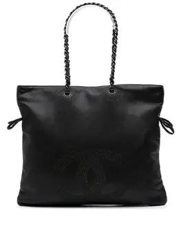 Chanel 2008-2009 CC Lambskin Studded Bonbons tote bag 30925414