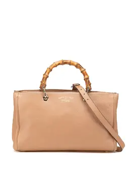 Gucci 2000-2015 Medium Calfskin Bamboo Shopper satchel 30927274