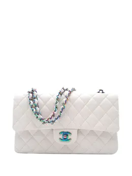 Chanel 2021-2025 Medium Classic Iridescent Caviar Double Flap shoulder bag 30933206