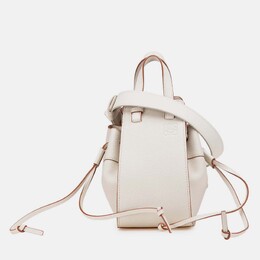 Loewe White Mini Grained Calfskin Hammock Bag 1168414
