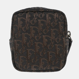 Christian Dior Trotter Mini Brown Canvas Pouch Bag 1168700