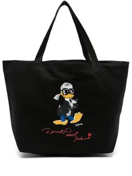 Karl Lagerfeld x Disney Donald Duck-print tote bag 30112066