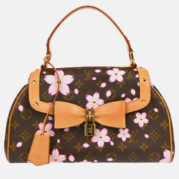 Louis Vuitton Sac Retro PM Monogram Cherry Blossom Canvas Top Handle Bag 1168831