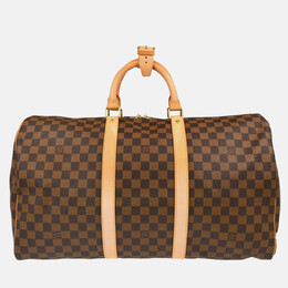 Louis Vuitton Keepall 50 Brown Damier Travel Bag 1168759