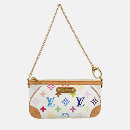 Louis Vuitton Pochette Milla White Multicolor Bag 1168764