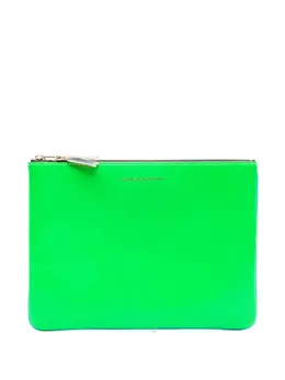 Comme des Garçons logo-print clutch bag 30744303
