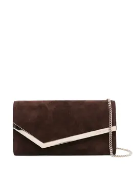 Jimmy Choo envelope suede clutch bag 30798337