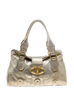 Valentino Garavani Leather Crystal Catch shoulder bag 30317344