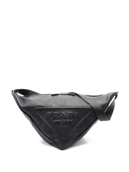 Prada 2010s triangle leather shoulder bag 30455096
