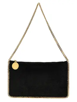 Stella McCartney-Falabella Clutch Nero-Donna 51731517669716