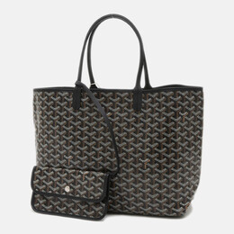Goyard Saint Louis PM Goyardine Canvas Black Tote Bag 1170026