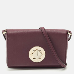 Kate Spade Burgundy Saffiano Leather Newbury Lane Sally Crossbody Bag 1169685