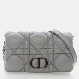 Christian Dior Caro Mini Grey Calfskin Leather Shoulder Bag 1169513