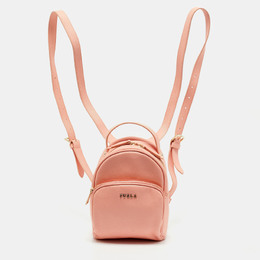 Furla Peach Leather Mini Frida Backpack 1169242