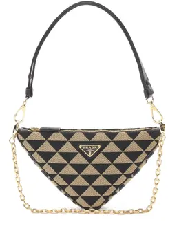 Prada 2020s Symbole logo-plaque tote bag 30647159