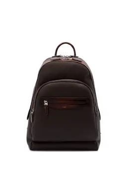 Santoni leather zip-fastening backpack 30923102
