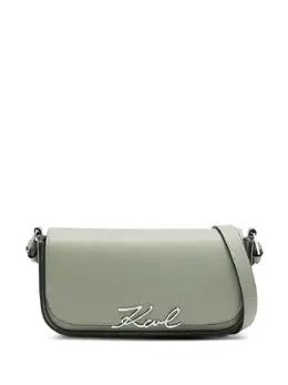Karl Lagerfeld K/Signature logo leather bag 30693514