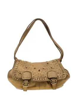 Sonia Rykiel studded leather shoulder bag 30325433