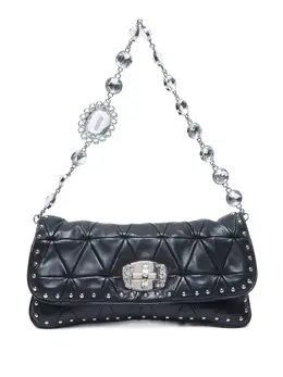 Miu Miu 2010 crystal-embellished shoulder bag 30563396