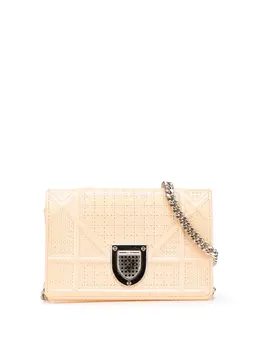 Christian Dior 2016 Baby Patent Microcannage Diorama Flap crossbody bag 30954806