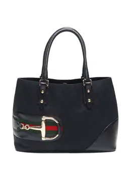 Gucci 2000-2015 GG Pattern Horsebit tote bag 30399013
