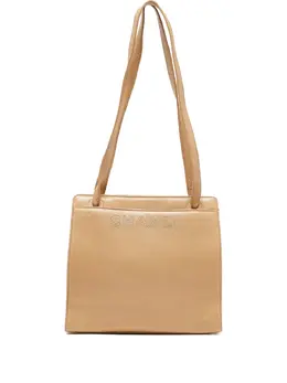 Chanel logo-detailing leather shoulder bag 30340321
