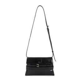 Moschino-Black Leather Shoulder Bag-Donna 52089852068180