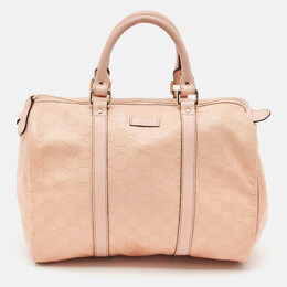 Gucci Peach Guccissima Leather Medium Joy Boston Bag 1170305