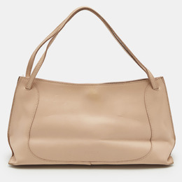 Furla Peach Leather Zip Shoulder Bag 1168343