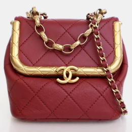 Chanel My Crush Micro Red Lambskin Shoulder Bag 1169539