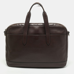 Coach Choco Brown Leather Hamilton Laptop Bag 1169210