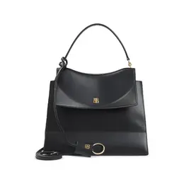 Balenciaga-Black Nano Leather Shoulder Bag-Donna 51977508028756