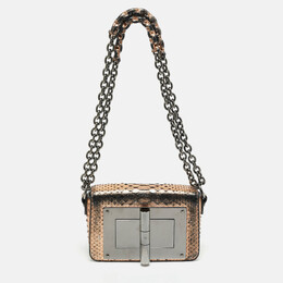 Tom Ford Bronze Python Natalia Chain Shoulder Bag 1170871