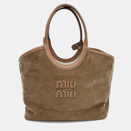 Miu Miu Brown Suede Ivy Bag 1170725