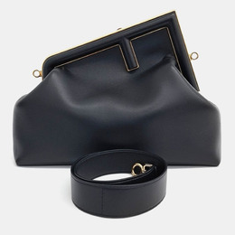 Fendi Black Leather First Medium Bag 1170827