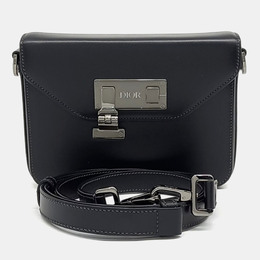 Christian Dior Black Leather Homme Crossbody Bag 1170808