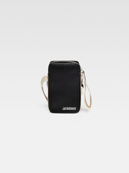 Сумка через плечо Grosgrain Jacquemus The vertical Cuerda, черный 235ba091-3061-990 | black